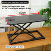 Manual Adjustable Laptop Stand Up Desk 7 Levels Ergonomic Standing Workstation for Home Office Notebook Computer Table