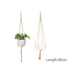 Macrame Handmade Plant Hanger Baskets Flower Pots Holder Balcony Hanging Planter Basket Decor Lifting Rope Home Garden Supplies