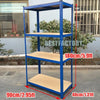 Shelving Unit for Garages & Sheds 150cm/180cm Height Racking Storage Shelves Metal Shelving 5 Tier Boltless Garage Storage Unit