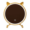 Desktop Smart LED Makeup Mirror with Light Home Bedroom Dressing Table Mirror Student Dormitory Desktop Dressing Mirror