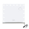 European American Style Bedroom LED Desktop Vanity Mirror 58×46cm 3 Color Modes USB Port Large Lighted with 15 Bulbs