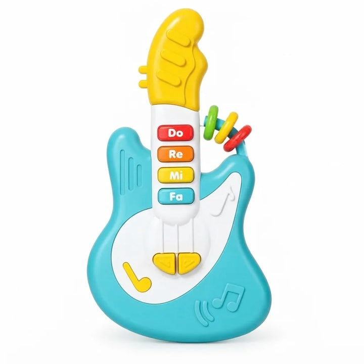 Baby Musical Piano Guitar Toy, Colourful Musical Instrument Toy with Do Re Mi Fa Keys, Early Learning Sound Toy for Toddlers 18 Months+