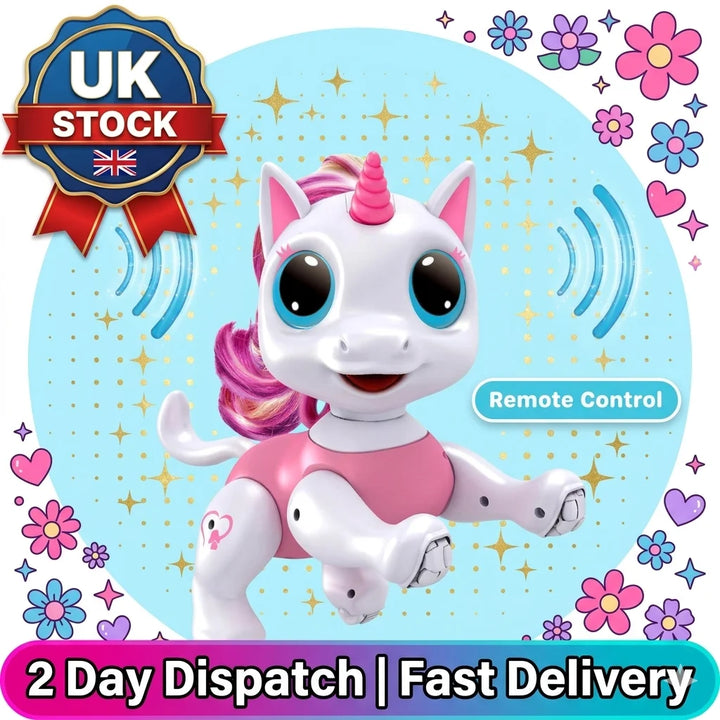 Remote Control Unicorn Toy for Kids New Arrival 2026 Smart Interactive Walking Unicorn with Lights Sound Premium Quality Best Gi