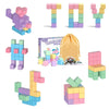 32Pcs Magnetic Blocks for Kids， Magnetic Building Cubes, Educational  STEM Learning Christmas Toys