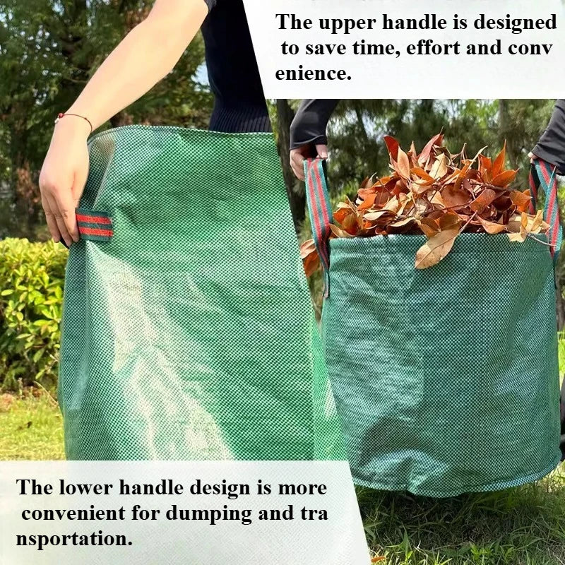 Garden gardening thickened defoliation bags weeds leaves branches collection bags large capacity garbage storage bags waterproof