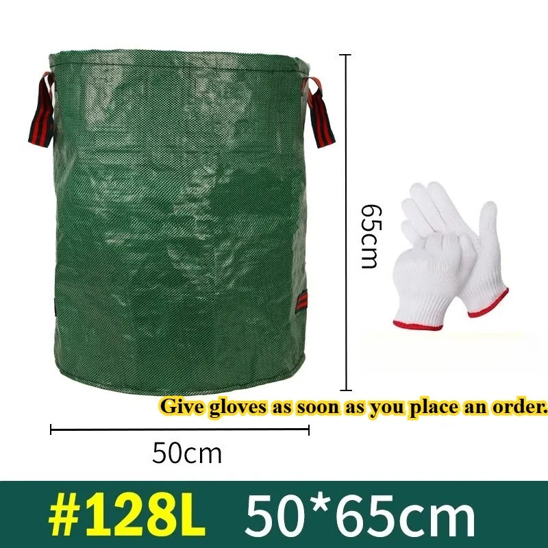 Garden gardening thickened defoliation bags weeds leaves branches collection bags large capacity garbage storage bags waterproof