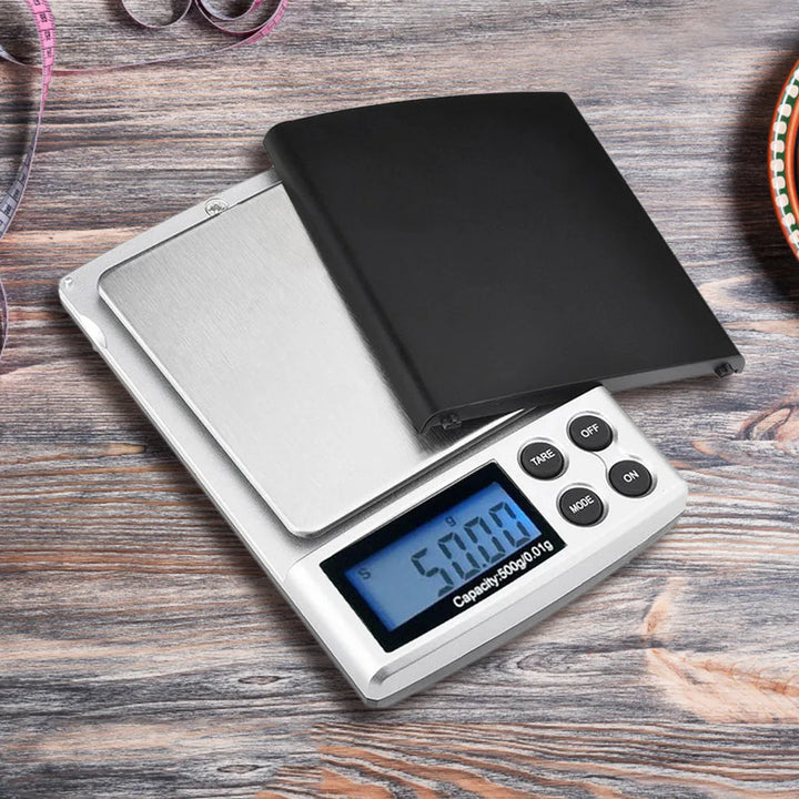 500gx0.01g Gram Weight Scales LCD Display Gold Silver Jewelry Scale High Precision Electronic Scales for Diamond Weighting