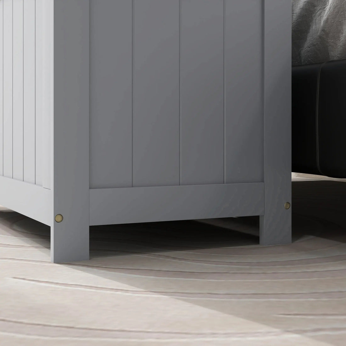 Storage Chest with 2 Safety Hinges, Storage Bench for Living Room