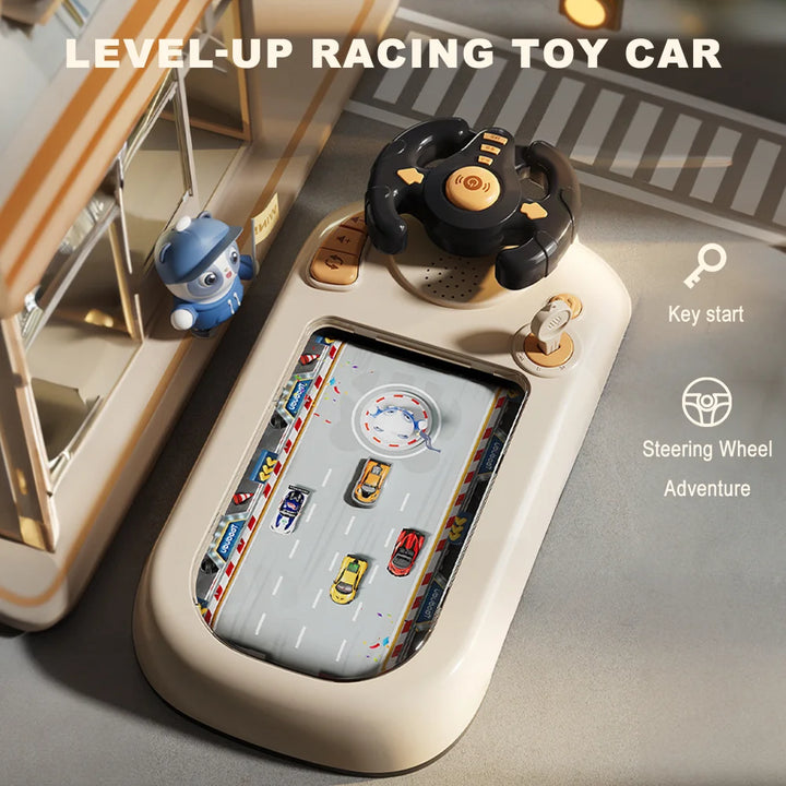 Kids Obstacle Avoidance Racing Game STEM Toy Desktop Simulation Driving Car Game Hand‑Eye Coordination Electronic Puzzle Game Gift Tabletop Game for Boys Girls Age 4‑12