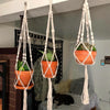 Macrame Handmade Plant Hanger Baskets Flower Pots Holder Balcony Hanging Decoration Flowerpot net bag Home Garden Supplies