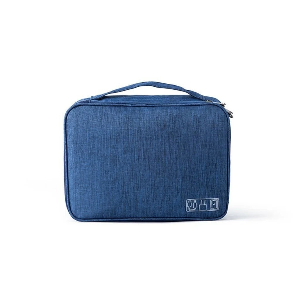 Data Cable Storage Bag Waterproof Folding Bag Electronic Accessories Cable Organizer Portable Data Line Charger Plug Storage Bag