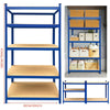 5 Shelves,Storage Shelves,Adjustable Shelves,Easy to Assemble,Total Capacity 875KG,Shelving Unit for Garages and Sheds,Home