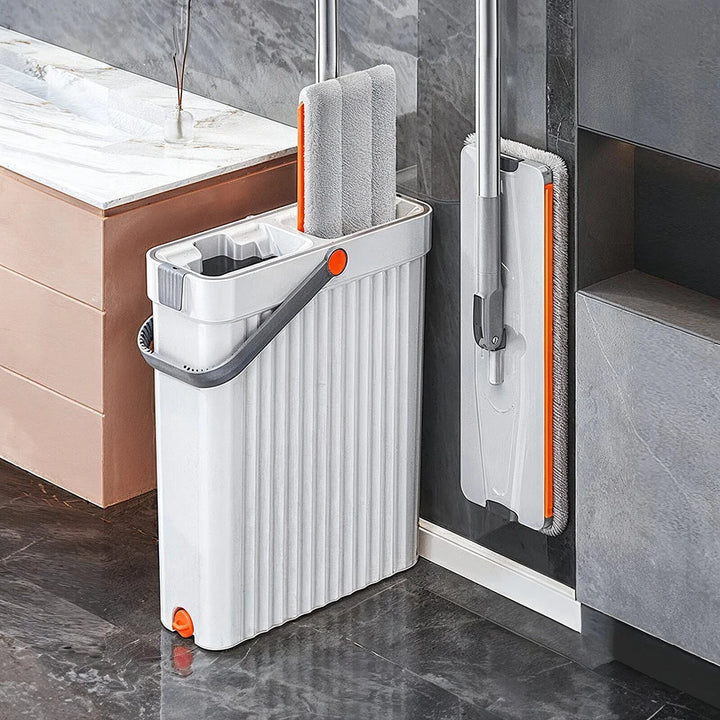 Voltsify Hands-free Flat Floor Mop and Bucket Set