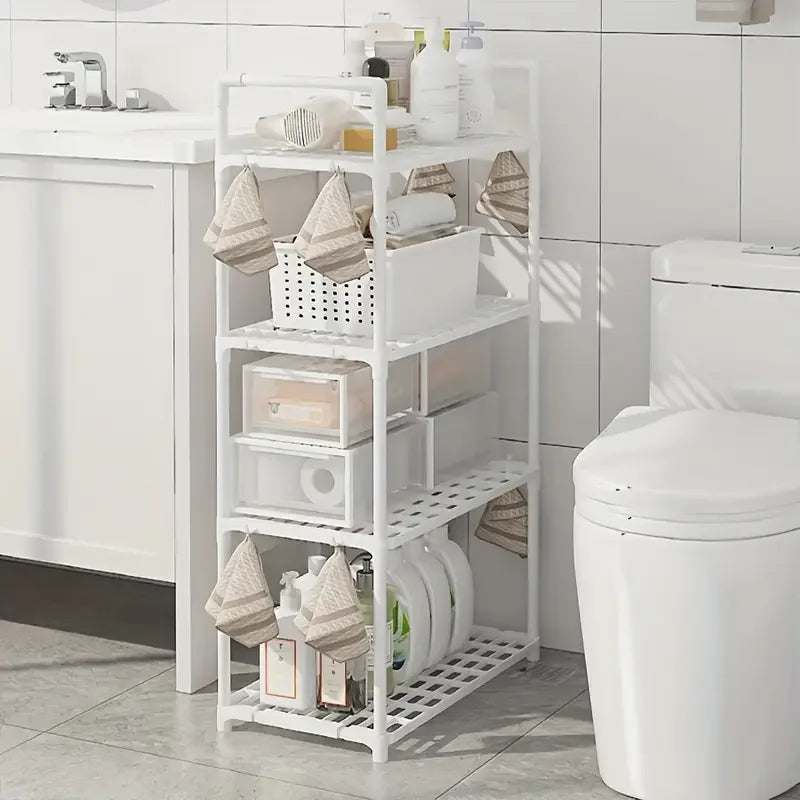 Multi functional 5-layer iron storage rack - suitable for organizing kitchens, living rooms, and garages, multi room use