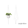 Macrame Handmade Plant Hanger Baskets Flower Pots Holder Balcony Hanging Planter Basket Decor Lifting Rope Home Garden Supplies