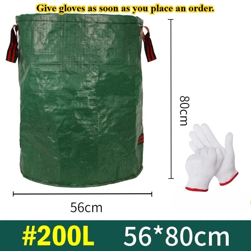 Garden gardening thickened defoliation bags weeds leaves branches collection bags large capacity garbage storage bags waterproof