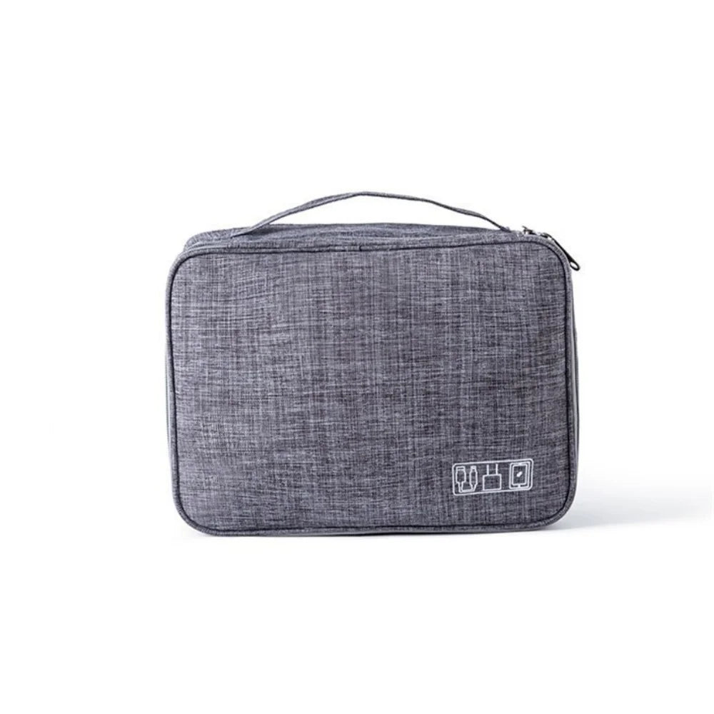 Data Cable Storage Bag Waterproof Folding Bag Electronic Accessories Cable Organizer Portable Data Line Charger Plug Storage Bag