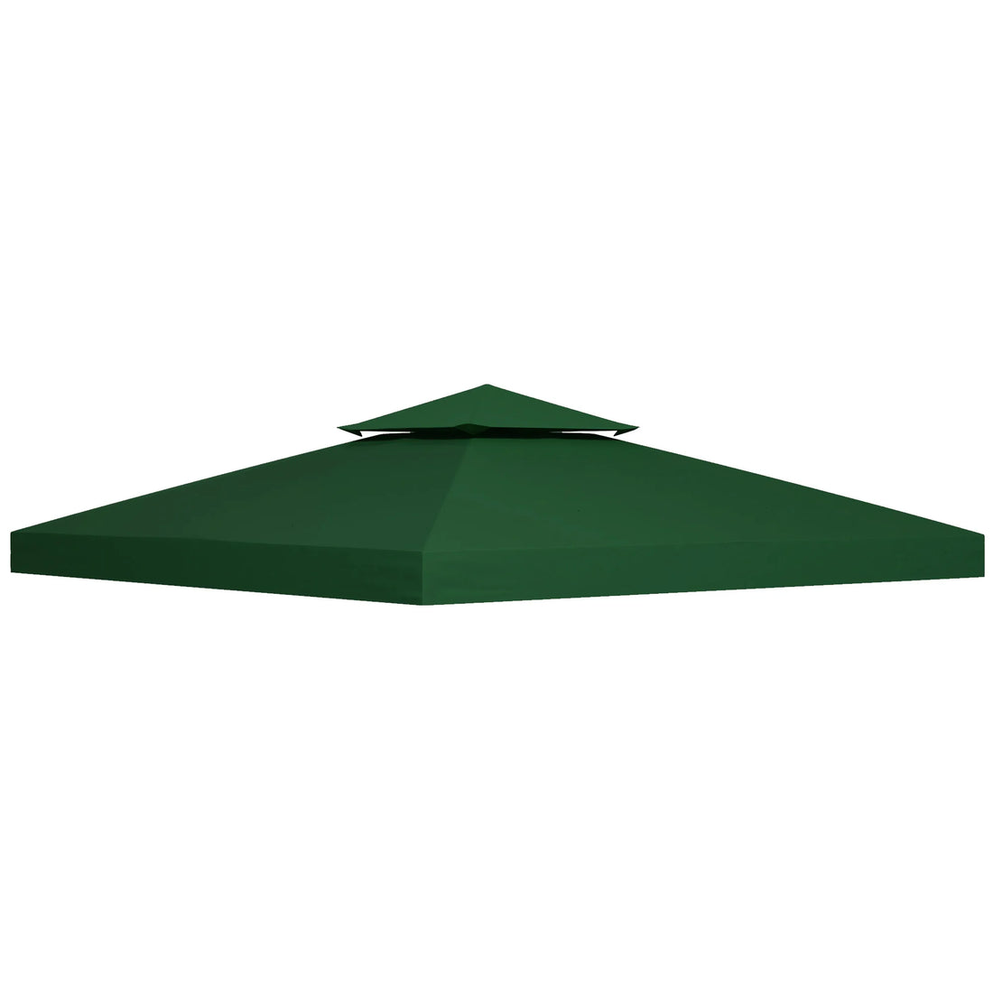 Outsunny 3 x 3(m) Gazebo Canopy Roof Top Replacement Cover Spare Part Dark Green (TOP COVER ONLY)