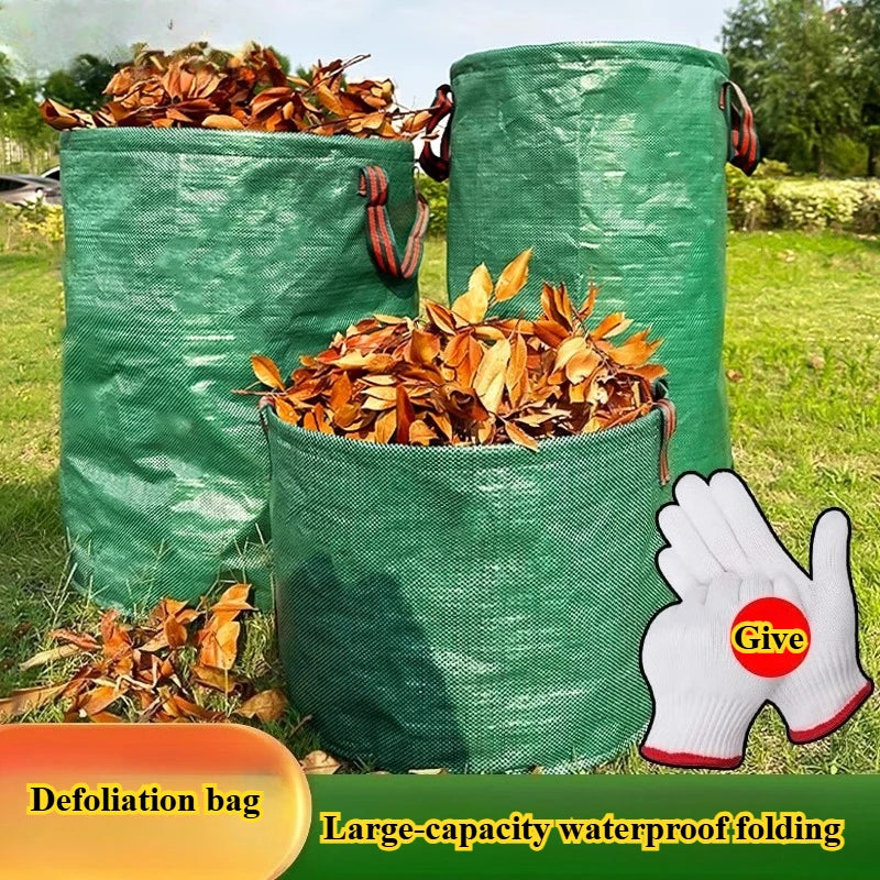 Garden gardening thickened defoliation bags weeds leaves branches collection bags large capacity garbage storage bags waterproof