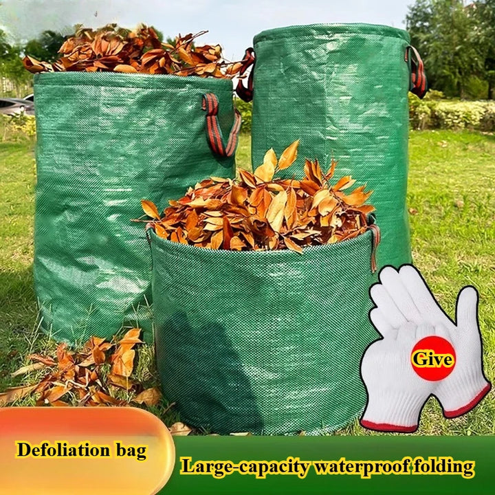 Garden gardening thickened defoliation bags weeds leaves branches collection bags large capacity garbage storage bags waterproof