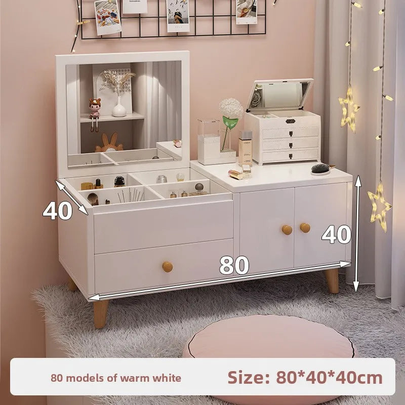 bay window dressing table sitting on the floor makeup dressing cabinet small table bedroom