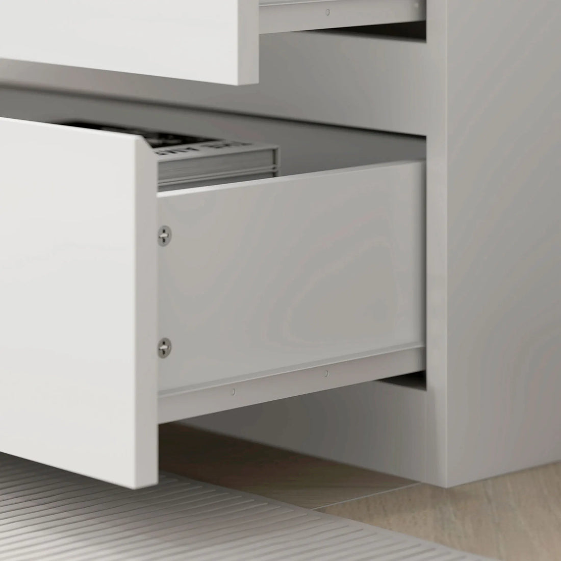 180cm Tall Bookshelf Free Standing Storage Shelf Unit with Storage White