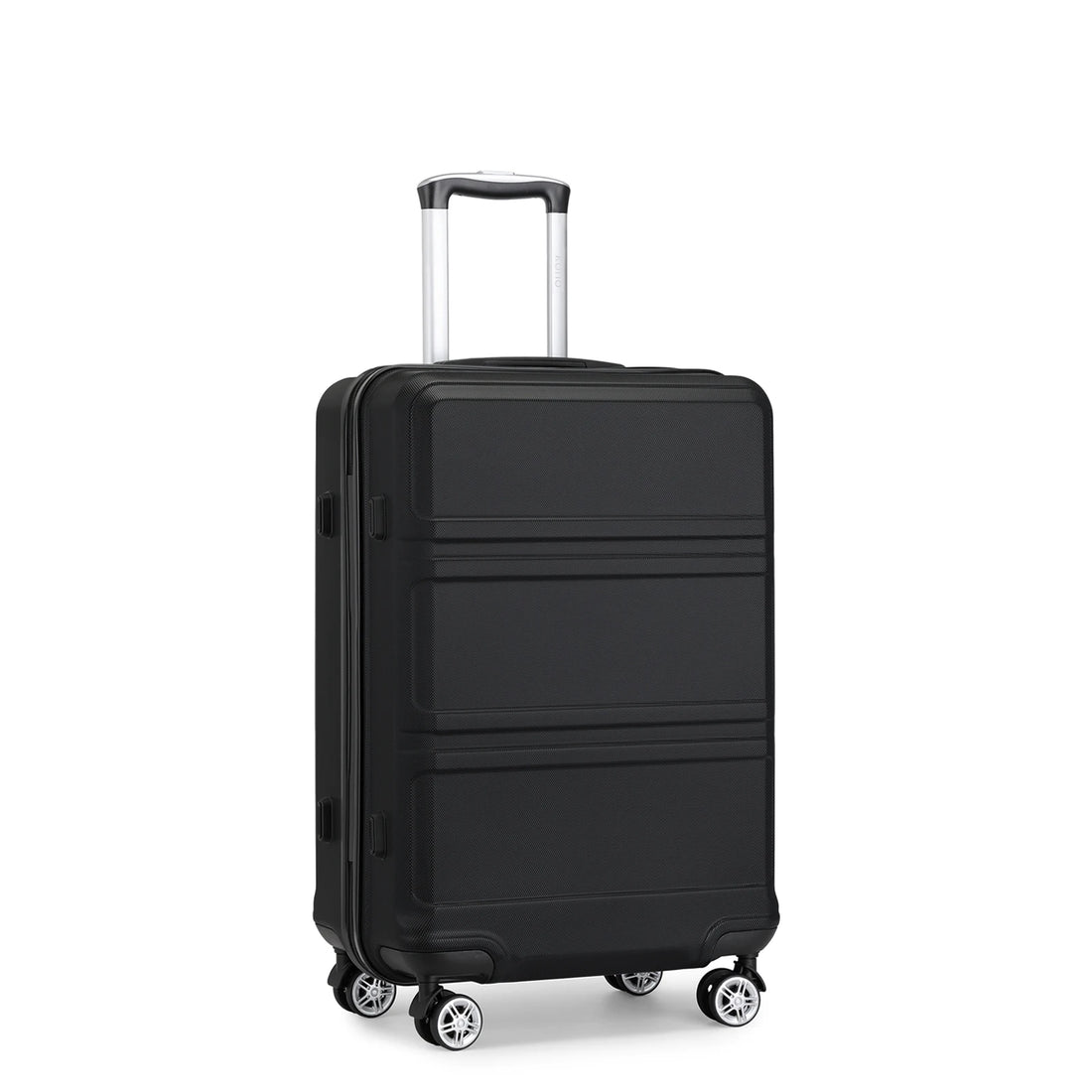 KONO 20/24/28 Inch Travel Trolley Case Hard Shell Suitcase, Lightweight ABS Carry On Luggage with TSA Lock, 360° Silent Double Spinner Wheels, 3-Level Adjustable Telescopic Handle,