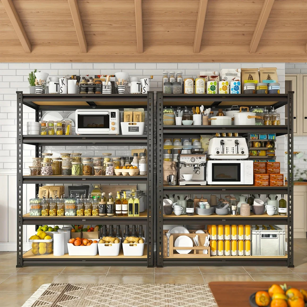 Garage Shelving Storage Shelves Heavy Duty Shelving 5 Tier Metal Shelving Units For Garage