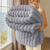 1 Pc ROSEKIND Blankets, 300GSM Soft & Warm Fleece Blankets, This Stylish Throw Blanket for All Seasons Clearance Sale For UK
