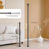 Adjustable Wardrobe Rail,Extendable Curtain Rod for Windows & Showers, Closet Hanging Rails for Clothes Wardrobe Bathroom
