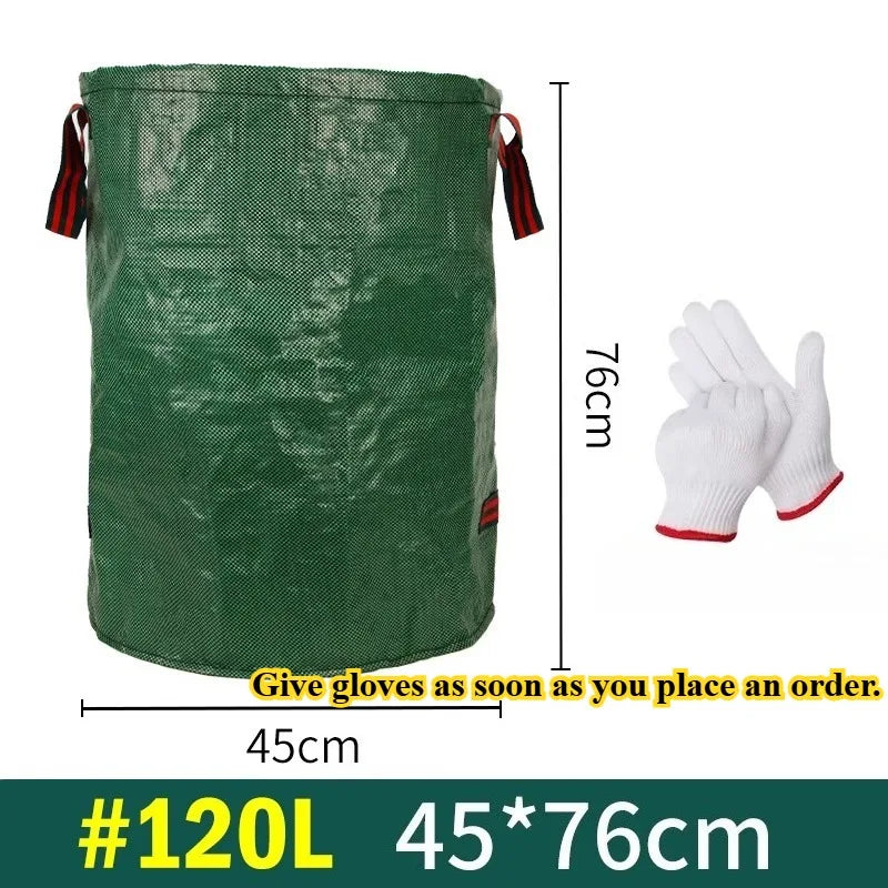 Garden gardening thickened defoliation bags weeds leaves branches collection bags large capacity garbage storage bags waterproof