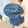 1 Pc ROSEKIND Blankets, 300GSM Soft & Warm Fleece Blankets, This Stylish Throw Blanket for All Seasons Clearance Sale For UK