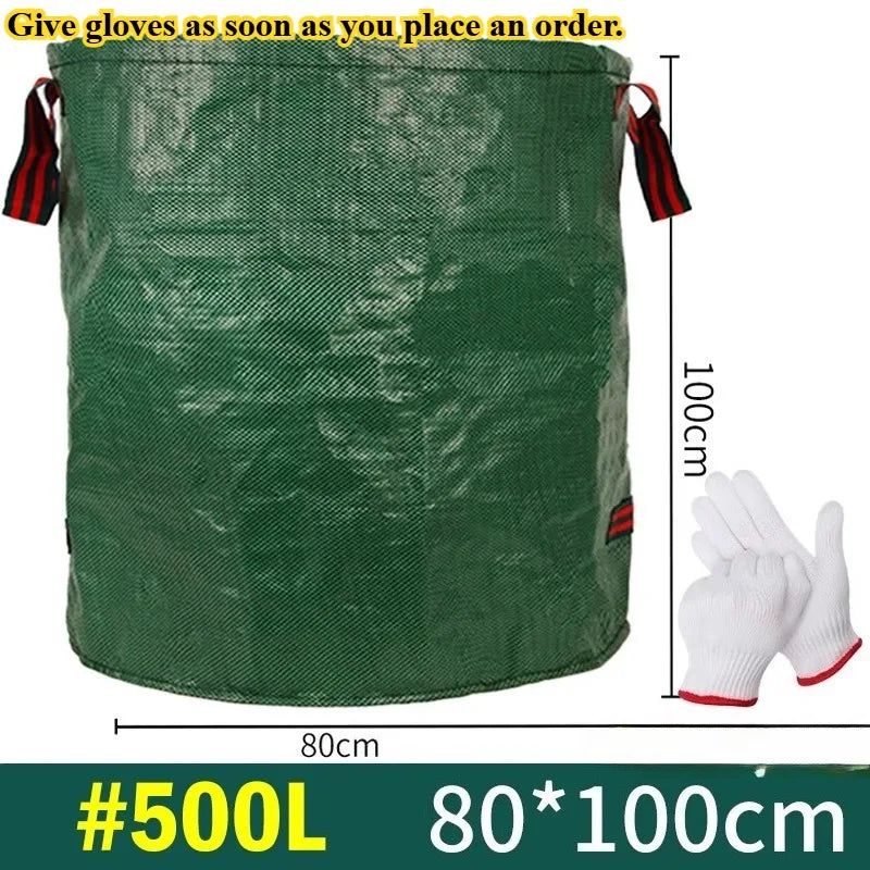 Garden gardening thickened defoliation bags weeds leaves branches collection bags large capacity garbage storage bags waterproof