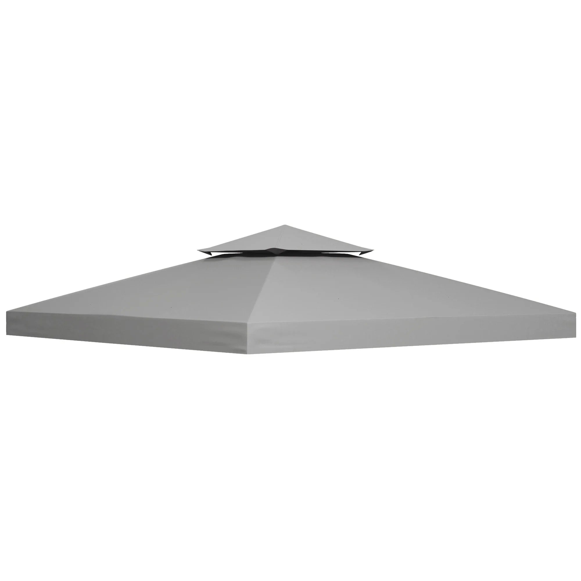 Outsunny 3 x 3(m) Gazebo Canopy Roof Top Replacement Cover Spare Part Dark Green (TOP COVER ONLY)