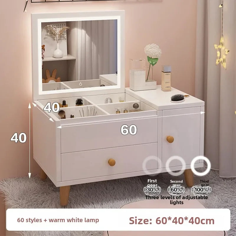 bay window dressing table sitting on the floor makeup dressing cabinet small table bedroom