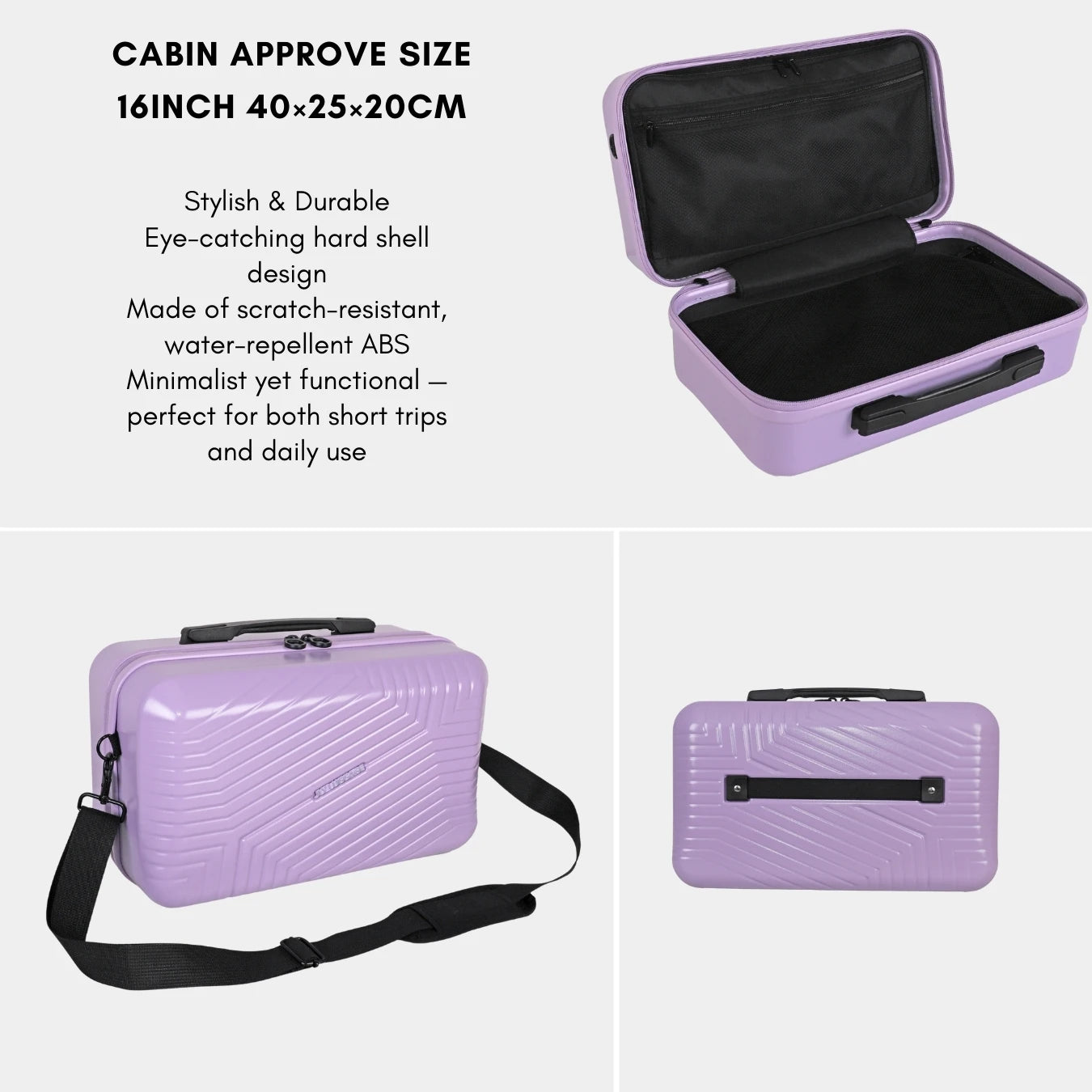 JLY Swirl ABS+PC Hard Shell Luggage Set TSA Lock Silent 360 Spinner Wheels Lightweight Rolling Suitcase 14/16 Vanity Case 20 Carry On Cabin Bag 24/28 Inch Travel Suitcases With Cup Holder For Family Business Trip